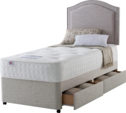 Rest Assured - Irvine 1400 Pocket Memory Single 2 Drawer - Divan